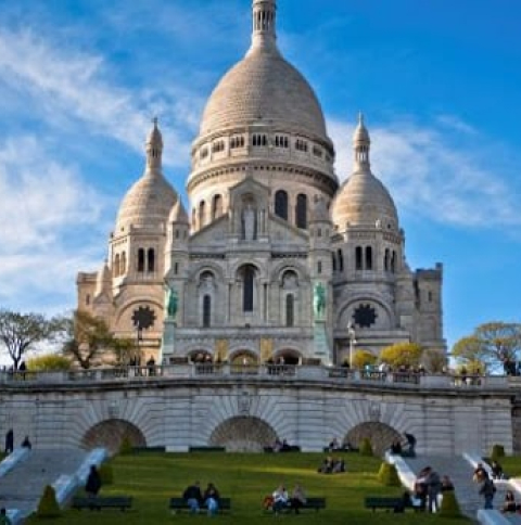 Basílica Sacré-Coeur em Paris na França