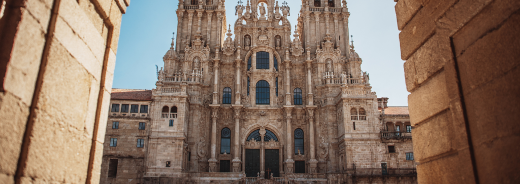 Santiago de Compostela na Espanha